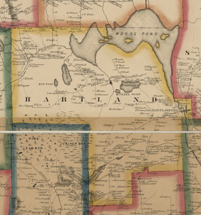 Maps of Hartland, Maine