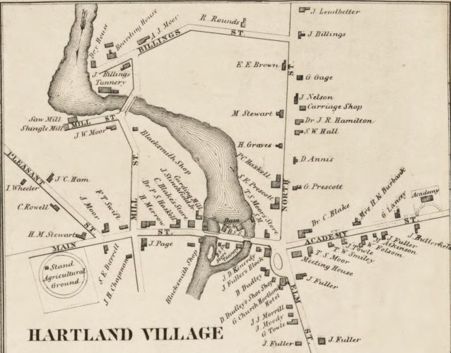 Maps of Hartland, Maine