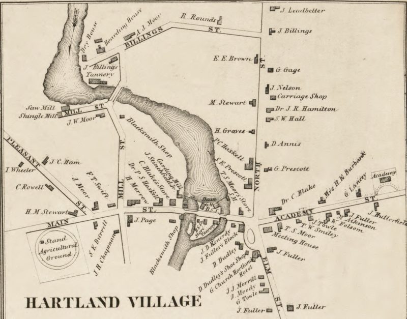 Maps of Hartland, Maine
