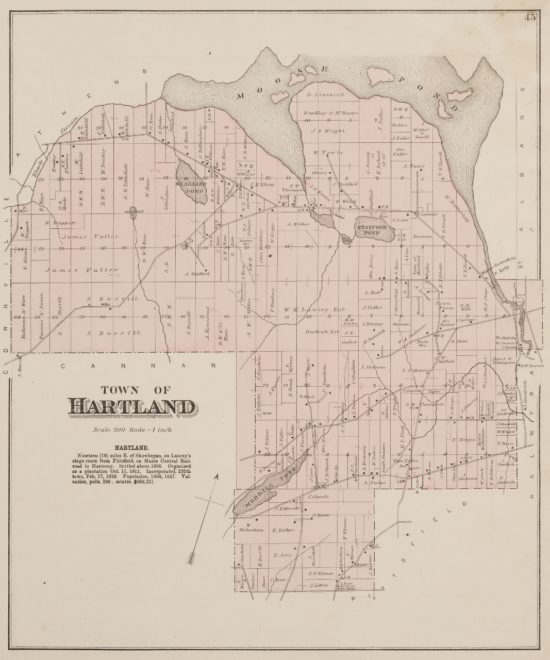 Maps of Hartland, Maine