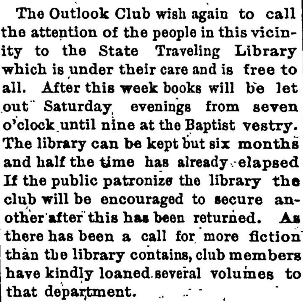 Hartland Public Library Hartland, Maine